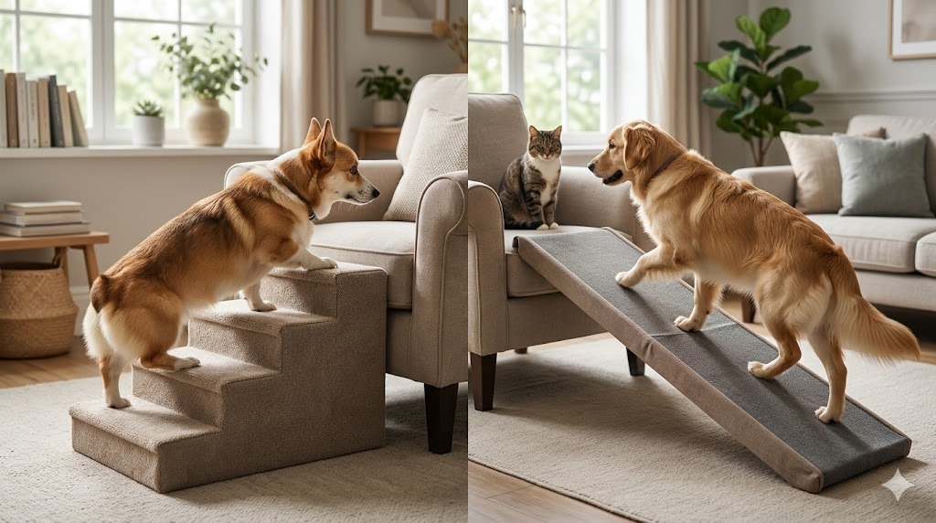 Pet Stairs vs Ramps: Which Saves Your Dog's Spine (2026) | Pawholt